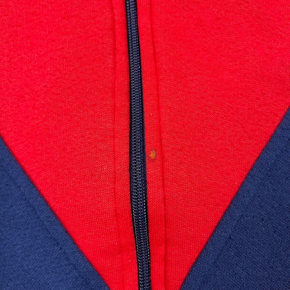 VINTAGE Adidas Jacket Mens 2XL XXL Grey Full Zip Fleece Performance 80s - Picture 7 of 16